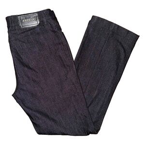 Escada Y2K Black Boot Cut Jeans Neiman Marcus Quiet Luxury Minimalist Old Money